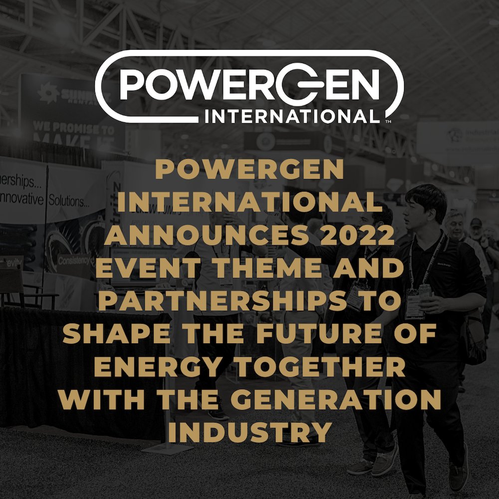 FactorThisMedia's tweet photo. POWERGEN International announces 2022 event theme and partnerships to shape the future of energy. Read it now on #REW! #renewableenergy Full article here ➡️ https://t.co/s93CYyfYzQ https://t.co/BIZCHhooap