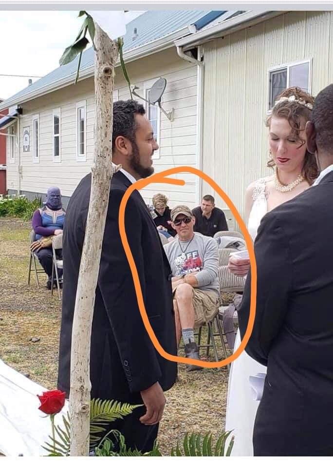 kay_mkgrimes321's tweet image. Would you say anything if someone came to your wedding dressed like this?