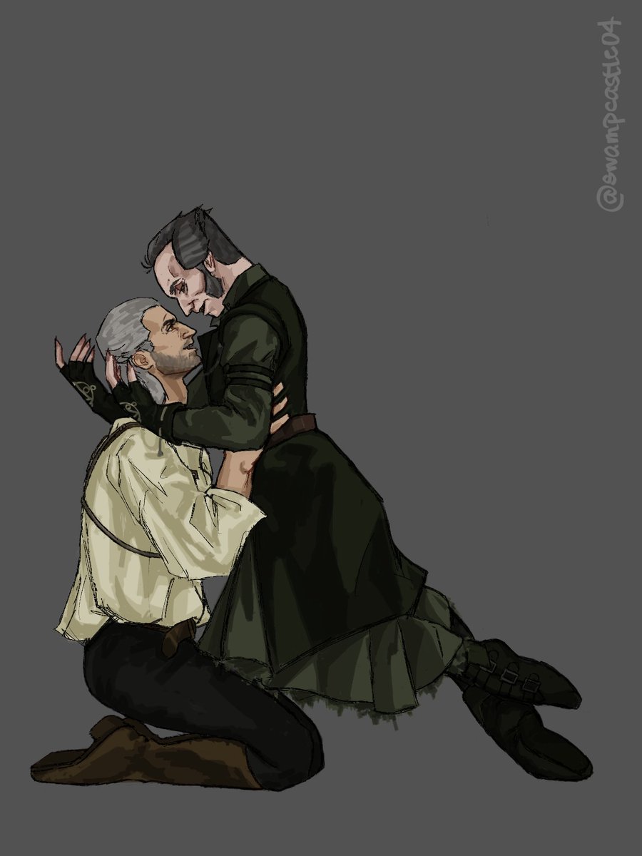 swampcastle04's tweet photo. i fucking finally finished one out of 6 wips
happy pride fellow gays💕🏳️‍🌈

#TheWitcher #geralt  #emielregis https://t.co/bbO0ELVrad