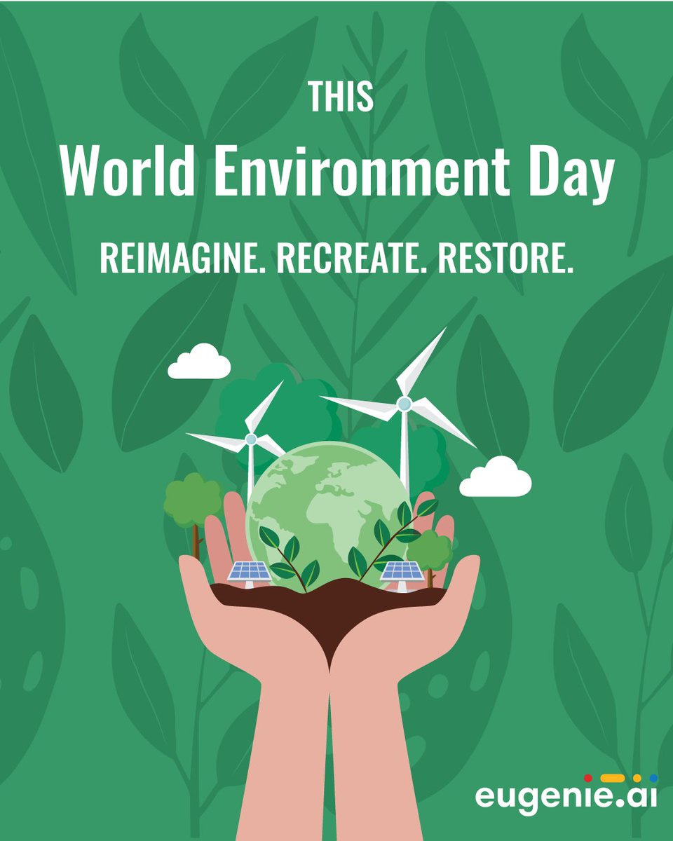 ai_eugenie's tweet photo. It's time to make the #environment a priority.

#Climatechange is a looming reality.

Whether we are consumers, manufacturers or innovators our actions matter.

Our vision is to make this world a better place through the power of technology.

#WorldEnvironmentDay https://t.co/NqKjc6tWyQ