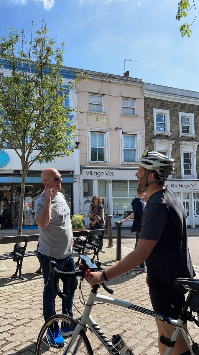 BelsizeVillage's tweet photo. Good to hear locals praising Belsize Village’s Streatery and general revitalisation to Cllr @BelsizeSteve, the sponsor of the Belsize Village Streatery, this morning. Cllrs @OliverCooper &amp; Cllr @GioSpinella, great ambassadors of Belsize Village, also out this morning. 🌞 https://t.co/V5yQUWX8bW