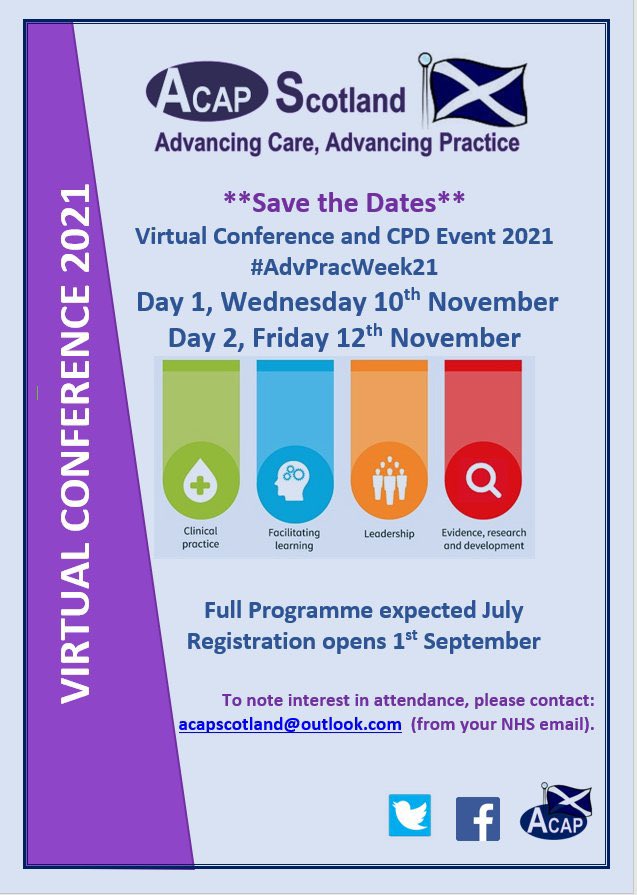 clair8881's tweet photo. Save the Date ✍️ 📆ACAP 2021! #AdvPracWeek21 @UWSACPP 👇🏻👇🏻👇🏻 https://t.co/FubGYlaxn4