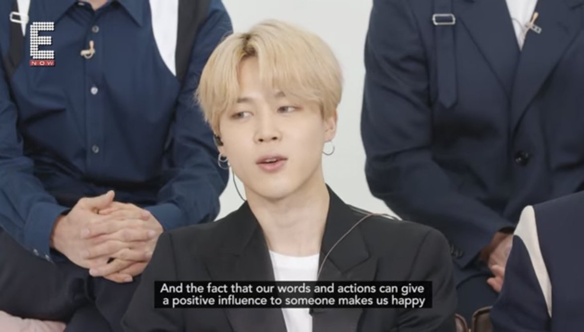 thvsgem's tweet photo. “and the fact that our words and actions can give a positive influence to someone makes us happy”- Our Sweetheart Jimin ♡ https://t.co/U0gLXBEIHu