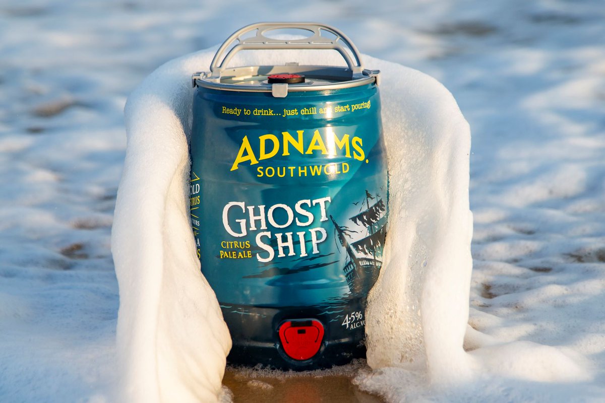CaskFinder's tweet photo. Just 2 days left to enter &amp; #WIN 1 of 5 Ghost Ship Mini Kegs, kindly donated by our 'Brewery of the Month' @Adnams. Like &amp; Retweet this post &amp; make sure you Follow both @CaskFinder &amp; @Adnams to enter. Please visit https://t.co/MPxB94KFyL to find out more about this great brewery https://t.co/GaZtDAeIpN