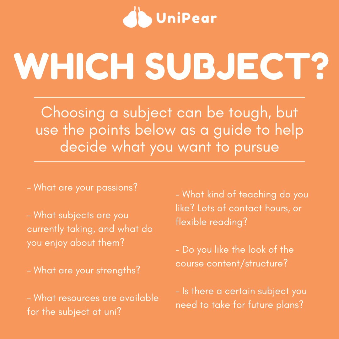 It can be tough trying to think of what subject you want to spend the next three or four years studying, but use this guide to help you figure out what you want to do (the Oxford website is a huge help!)

#oxford #unipear #mentor #mentee #subject #subjectchoice #highereducation