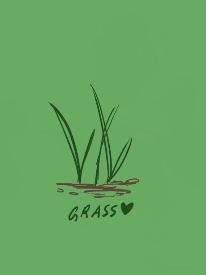 ozyricearchive's tweet photo. I spent a long time drawing grass as a cute person specifically to make fun of people saying 'touch grass'. Dont look at me </3 https://t.co/PHfdwQk5Ae