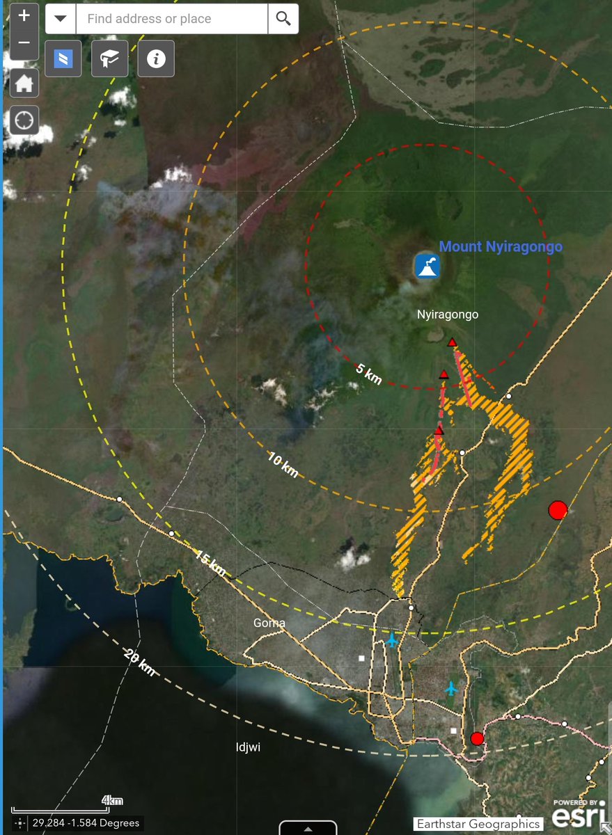 Jonathan Mboyo Esole (@jmesole) on Twitter photo 1/ The #NyiragongoEruption 🌋 is a perfect example of why our dignity is related to good data policy.
Here is a very active volcano 15 km away from #Goma, a city of more than 1.5 million people. #RDC
<a href="/VirungaSupersit/">Virunga Volcanoes Supersite</a> <a href="/BlkinGeoscience/">BlackInGeoscience</a> <a href="/NextEinsteinFor/">Next Einstein Forum</a> <a href="/AIMS_Next/">African Institute for Mathematical Sciences (AIMS)</a> <a href="/ScienceRDC/">Semaine Science RDC</a> 1/ The #NyiragongoEruption 🌋 is a perfect example of why our dignity is related to good data policy.
Here is a very active volcano 15 km away from #Goma, a city of more than 1.5 million people. #RDC
<a href="/VirungaSupersit/">Virunga Volcanoes Supersite</a> <a href="/BlkinGeoscience/">BlackInGeoscience</a> <a href="/NextEinsteinFor/">Next Einstein Forum</a> <a href="/AIMS_Next/">African Institute for Mathematical Sciences (AIMS)</a> <a href="/ScienceRDC/">Semaine Science RDC</a>