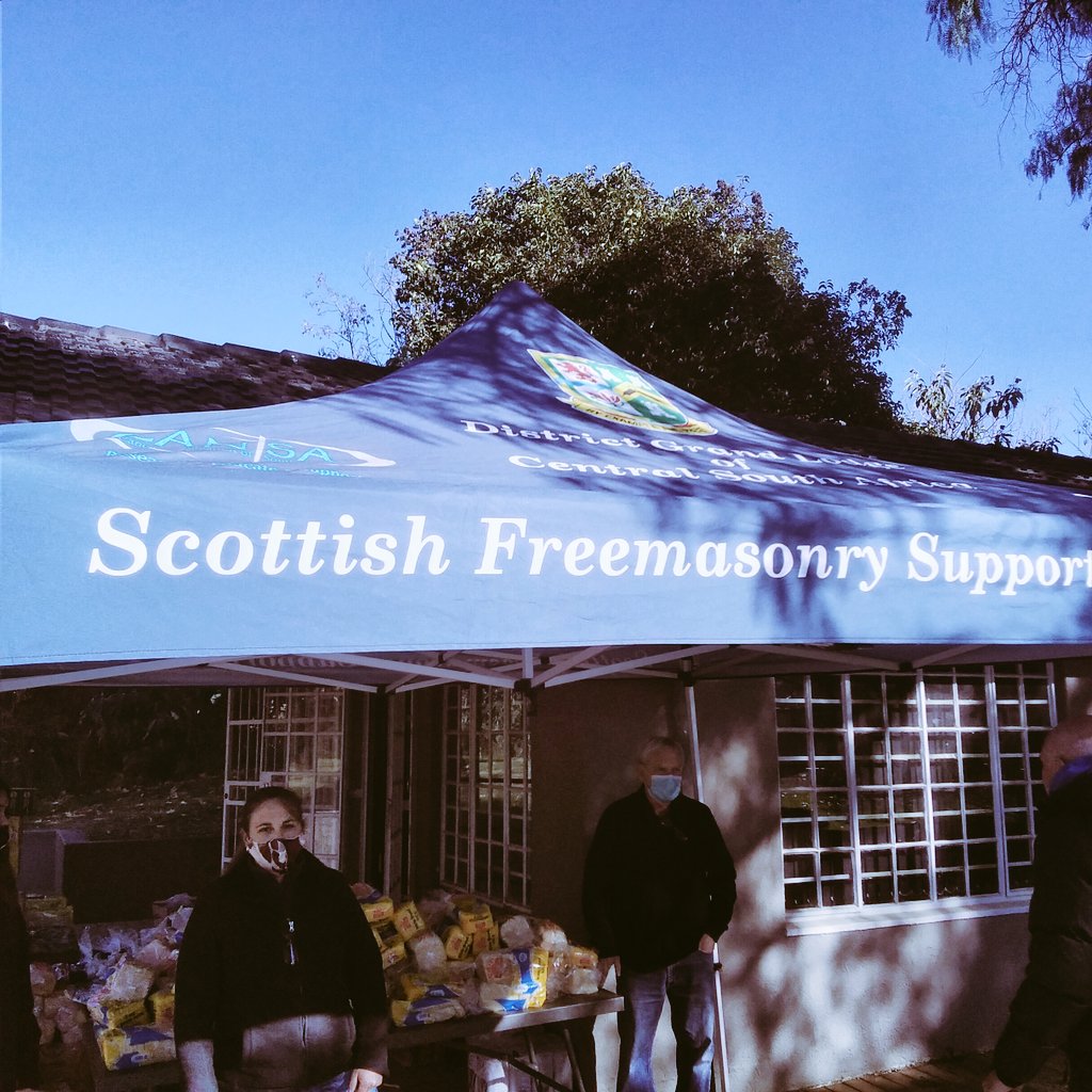 My first day of service in Freemasonry. Giving out food parcels. Enjoyed it thoroughly.