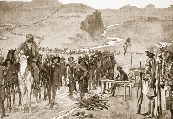 BritishHistorym's tweet photo. #otd 5 June 1900 – Second Boer War: British soldiers take Pretoria.

The first into Pretoria was Lt. William Watson of the New South Wales Mounted Rifles, who persuaded the Boers to surrender the capital.

#SecondBoerWar #BoerWar #Britishhistory #Britisharmy #Pretoria #history https://t.co/FLHa7wyBGf