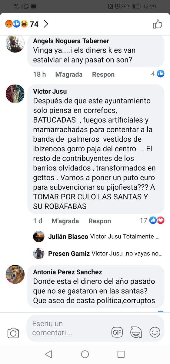 2021Santes's tweet photo. La gent dels barris tan respectuosa com sempre. Després volen la Festa Major per tothom... Perfil intel·lectual del votant de VOX i seguidor de la @patrullamataro  #LesSantes https://t.co/wEeAvm76hk