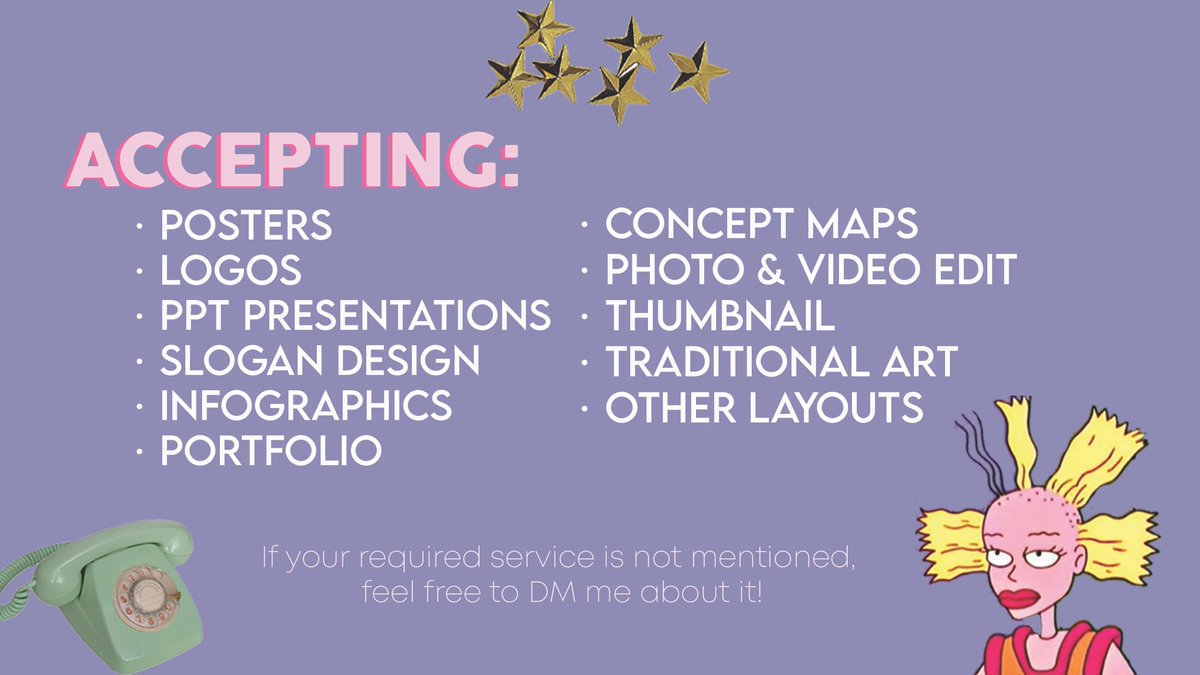 artcommissionx's tweet photo. HELLO! 🔮 Need help with your art projects / business designs? Please don’t hesitate to send me a DM! 🦋Thank you! ✨

It's my first time posting here! Retweets are very much appreciated 🥰 Help me get my first client!😍 https://t.co/9W5Mk6TgzJ