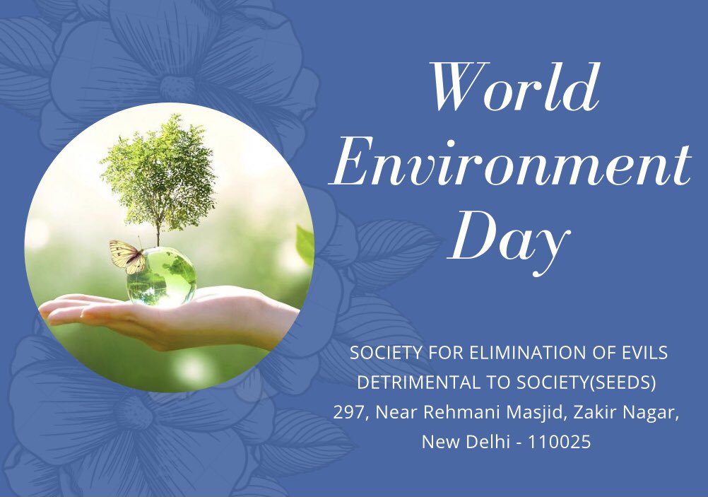 ngoseeds's tweet photo. Wishes you all World Environment Day 
Team SEEDS 
#WorldEnvironmentDay #WorldEnvironmentDay2021 #5june 
#EnvironmentDay https://t.co/IOn41V1Bnm