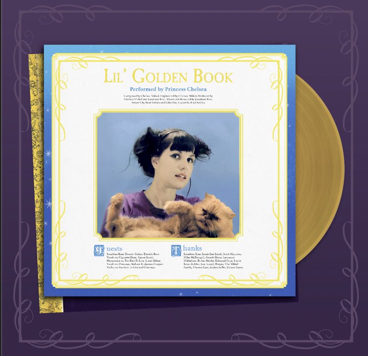 Little gold. Lil' Golden book Princess Chelsea. Princess Chelsea Lil' Golden book альбом. Princess Chelsea. Lil' Golden book. 2011.