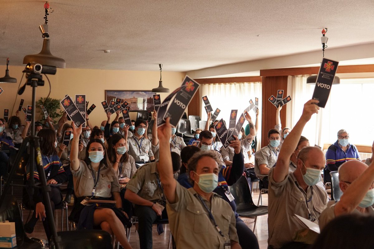 Empieza la XXXIV JUNTA NACIONAL 2021 en La Casona del Pinar, San Rafael( Segovia), con las palabras de bienvenida de nuestro Presidente Nacional, Juan José Domínguez Navarro. Agradecer la asistencia de todos los representantes de la Junta Nacional, en estos momentos tan complejos