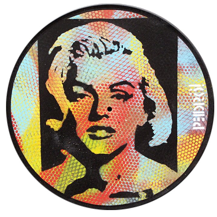 #PEDRô 
#MarilynMonroe
#Stencil on #vinyl record
#LP #streetart #Paris #urbanArt
available@34fineart

pedrodorianblog.canalblog.com