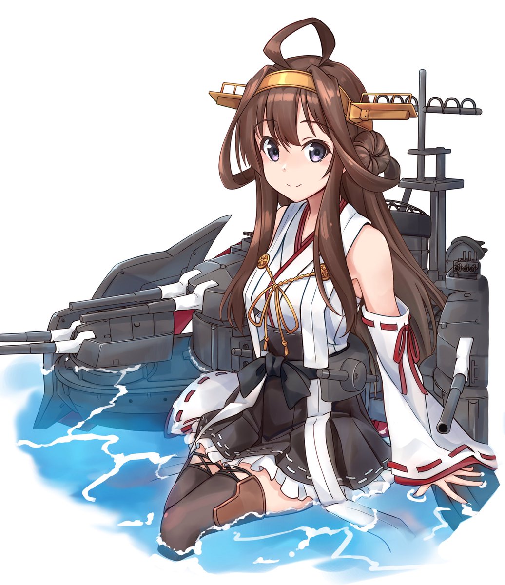 金剛(艦これ) ,金剛改二 「私が金剛ちゃん描くと毎度幼くなります。なぜ 」|みのすのイラスト