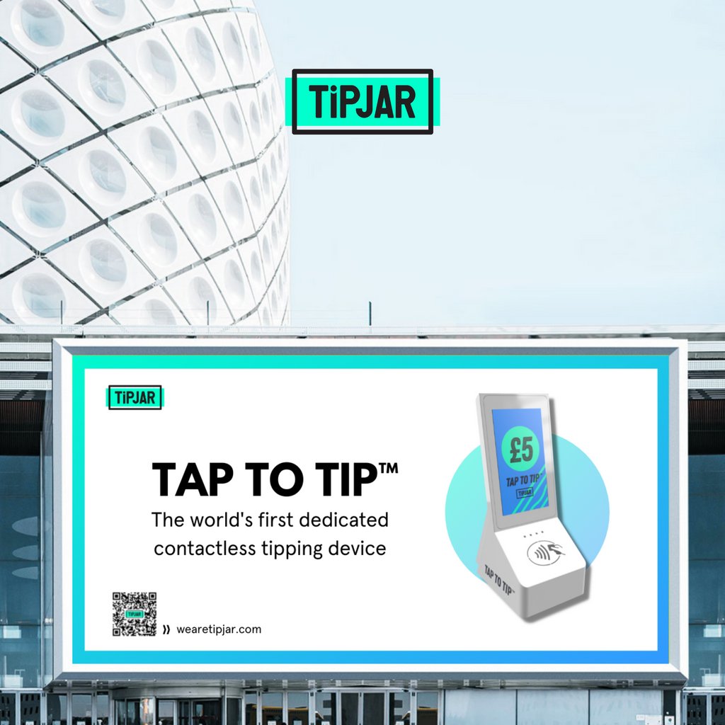 TiPJAR_tweets's tweet photo. #TapToTip™ is smooth, slick and (like all things TiPJAR) super transparent for staff 💪 and empowers them to control their #tips. Not only that, but it also just looks super cool on a #bar top - doesn't it?! https://t.co/vY29lkmJT6