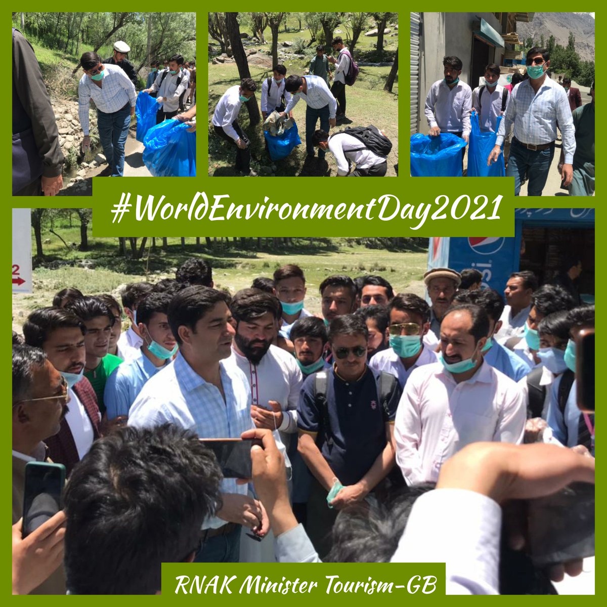 RNAKOfficial's tweet photo. Day long activities on #WorldEnvironmentDay2021.
-Participated in Cleanliness Walk.
-Picked up litters.
-Got into conversation with various social activists, student volunteers and journalists.
-Spoke to and listened from the eco activists on environmental security.
#CleanGB https://t.co/nrowItjbnh