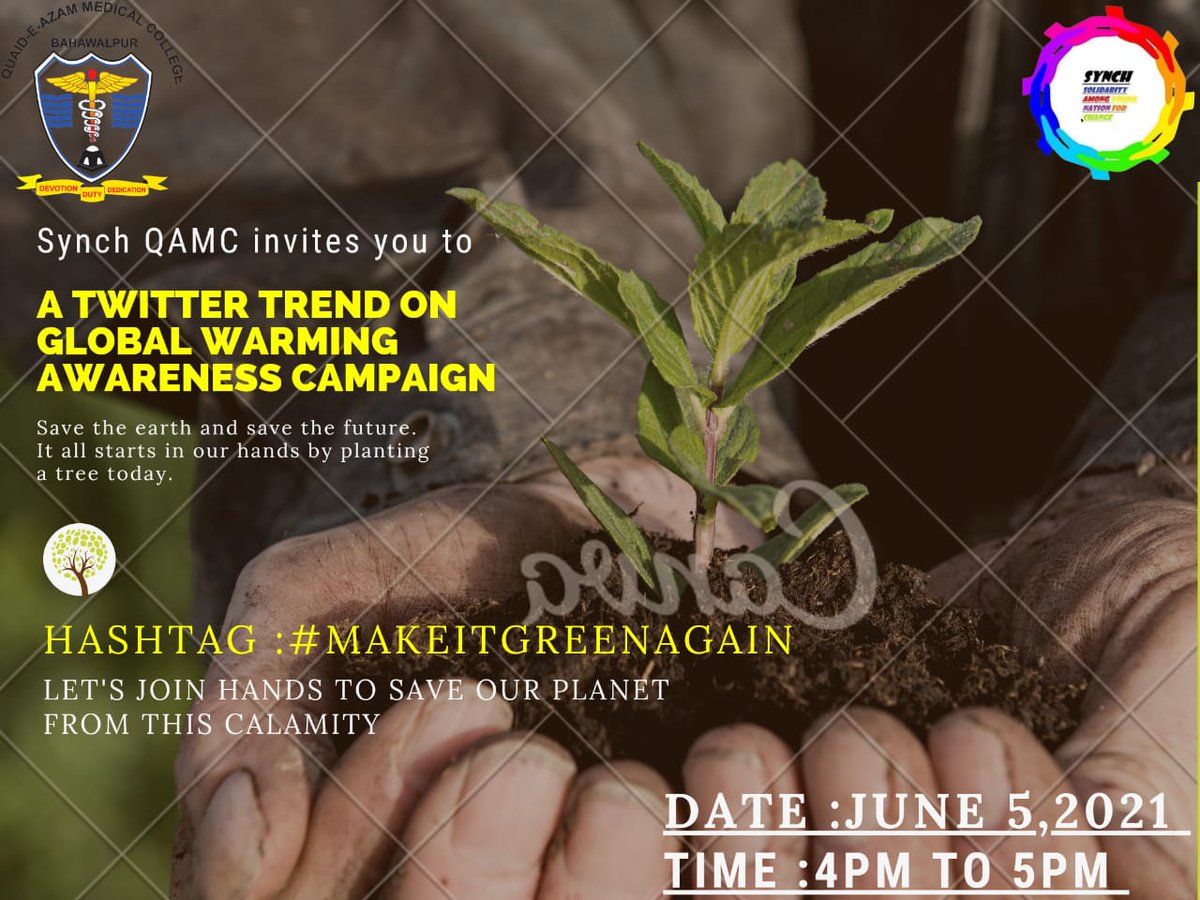 naveed_zakia's tweet photo. Trees are vital to the survival of the human species. They produce the oxygen we breathe. Plant more trees.

#MakeItGreenAgain 
@SYNCHPakistan https://t.co/qzxTlqbMOf