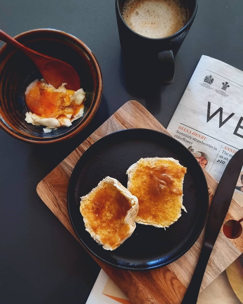 I missed home this morning. So I went for a classic-ish #Malaysian #breakfast of:

- Soft boil #egg (with Maggie seasoning and white pepper - if you know, you know 😉)
- Toasted soft white bread roll with butter and #kaya (#coconut jam).
I used the ne… instagr.am/p/CPvDq6BHwrj/
