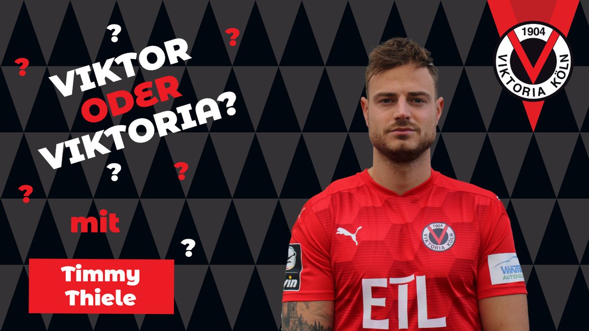 viktoria1904's tweet photo. 'Viktor oder Viktoria?' mit Timmy Thiele! 🧐😎 https://t.co/HUCi7PiQbi #Vussball #TT39 #3Liga https://t.co/byBdz7Hi9C