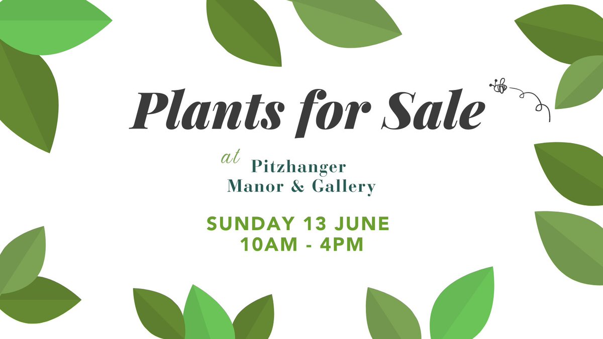 Whether you’ve embraced gardening for the first time during lockdown or a you're seasoned gardener, our first plant sale is for you! 

Our wonderful garden volunteers will be selling a whole range of plants on Sunday 13 June. Find out more: pitzhanger.org.uk/whatson/plant-…