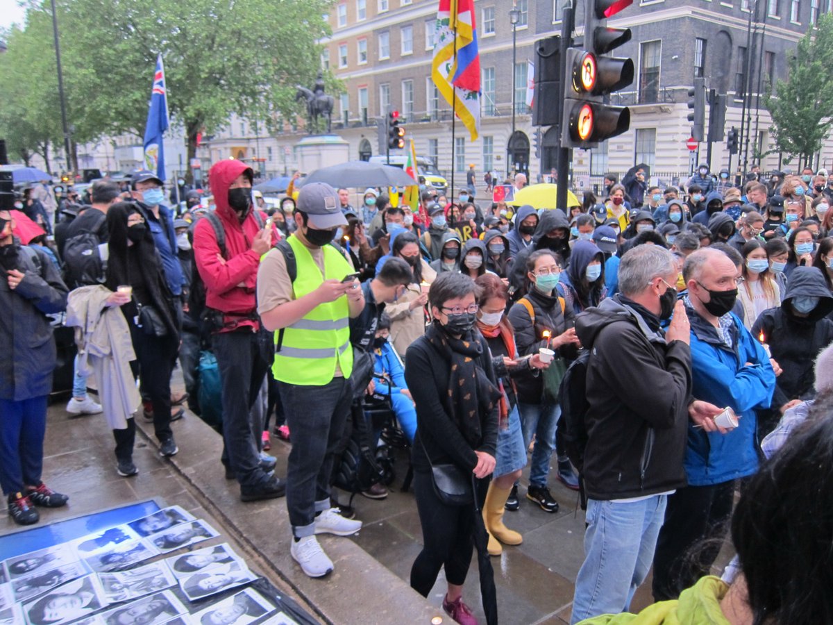 shaojiang's tweet photo. London marks 32nd anniversary of June 4th massacre 倫敦集会纪念 #六四32 周年 #TAM32 #89June432 #TiananmenMassacre #TiananmenMothers #june4th #64truth #八九六四 #北京大屠杀 #天安門大屠殺 #六四32 #香港
Solidarity with #HongKong #Tibet #Uyghurs https://t.co/FQ2zTBQ1cI