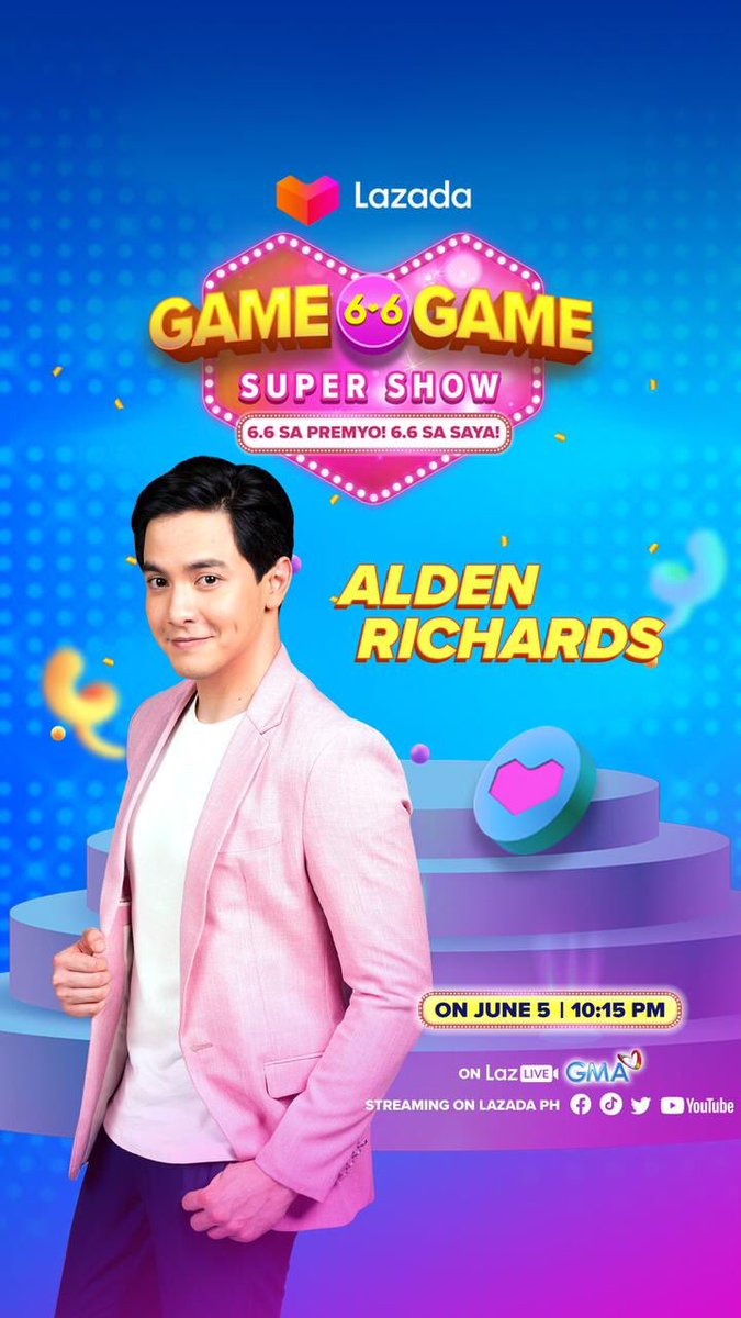 Game na! 
#AldenForLazadaSupershow #AldenRichards