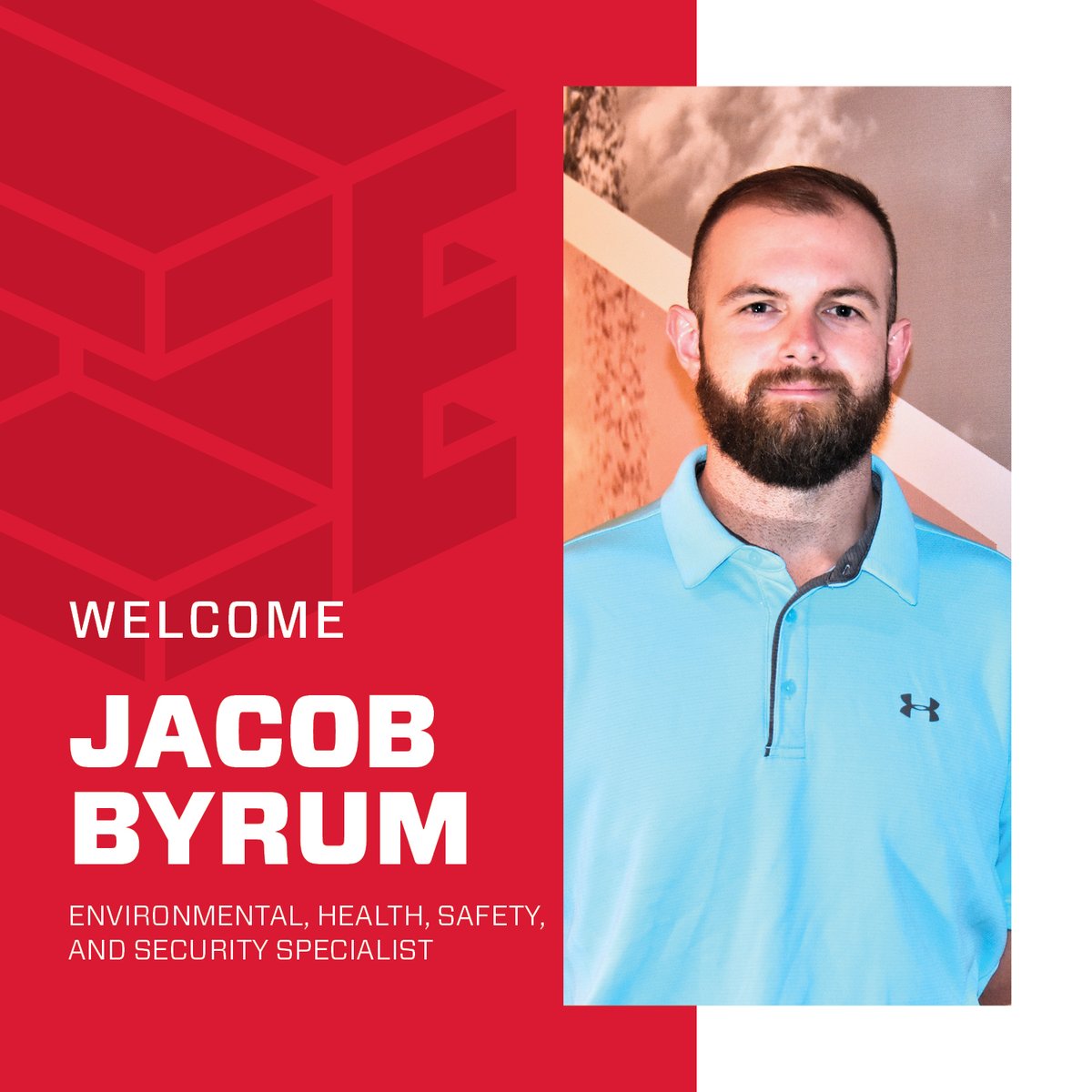 We're excited to welcome a new EHS Specialist to our growing team! Jacob will lead the charge for the health and safety of our employees throughout the state of  Virginia. We are so glad to have Jacob as part of the #ChaneyTeam! #WelcomeAboard
