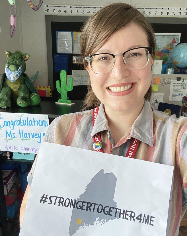 jharveyedu's tweet photo. 2021 Maine #CTOYs want to acknowledge and celebrate the many people who made this school year possible. ✨Video coming soon!✨ Who do you want to thank and why? #StrongerTogether4ME #AndroscogginCountyTOY #Gus #UoSPhonics @EducateMaine @MaineTOYA @MAINETOY @mdoenews @LucyCalkins https://t.co/hjOt61QdJc