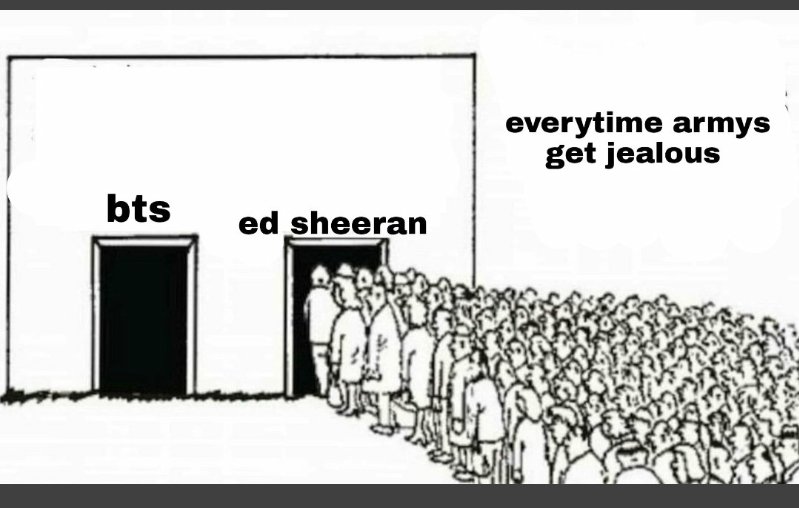 LovNamjooning's tweet photo. Armies right now!!!
#OurBoyEdSheeran https://t.co/8Oh7abZHj9