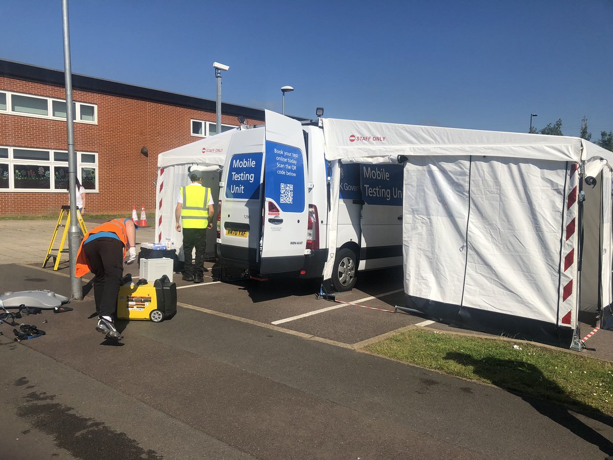 Please come down to school today  or tomorrow 10-6 to our walk in ( at school) or drive through ( at the park and ride) to get your child’s covid test ahead of them returning to school - a huge thank you to <a href="/NhsBedford/">Bedford NHS</a> for their support