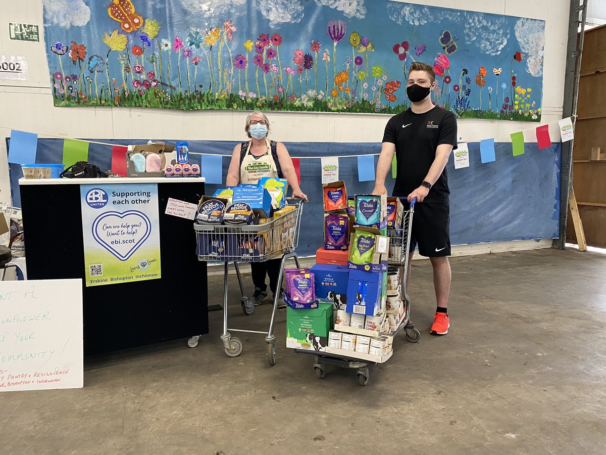 Earlier today we delivered another bulk donation to the EBI Unites Foodbank, as supported by our members. 

Pictured is our Chairman Josh Anderson, Jacqui Reid of EBI Unites and two of the many trolleys of food.