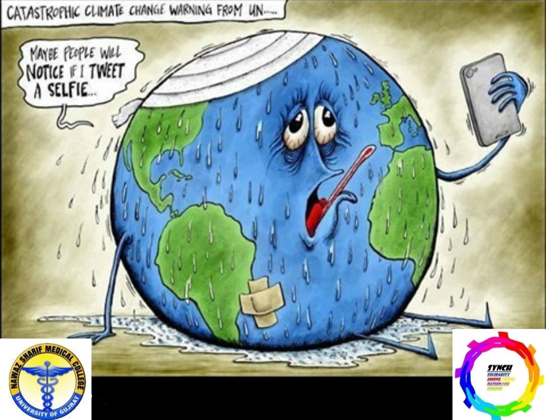 beeees_ma's tweet photo. Our planet’s alarm is going off, and it is time to wake up and take action!
#MakeItGreenAgain 
@SYNCHPakistan 
@ClimateChangePK https://t.co/jlRMHGfGtB