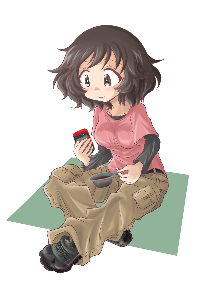まりんば S Tweet 秋山殿おめでとう 去年に引き続き 一人で誕生日になる瞬間を過ごす優花里さん 一人だけど一人じゃない 秋山優花里生誕祭 秋山優花里生誕祭21 おまけで文字無し版と人物塗っただけ版も Trendsmap