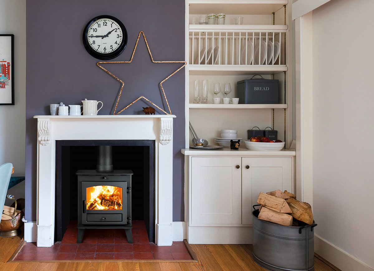 One good thing about a British summer is that now and again you still get to sit in front of your stove 😆 
#britishsummer #varietyisthespiceoflife #woodstove #stovelife