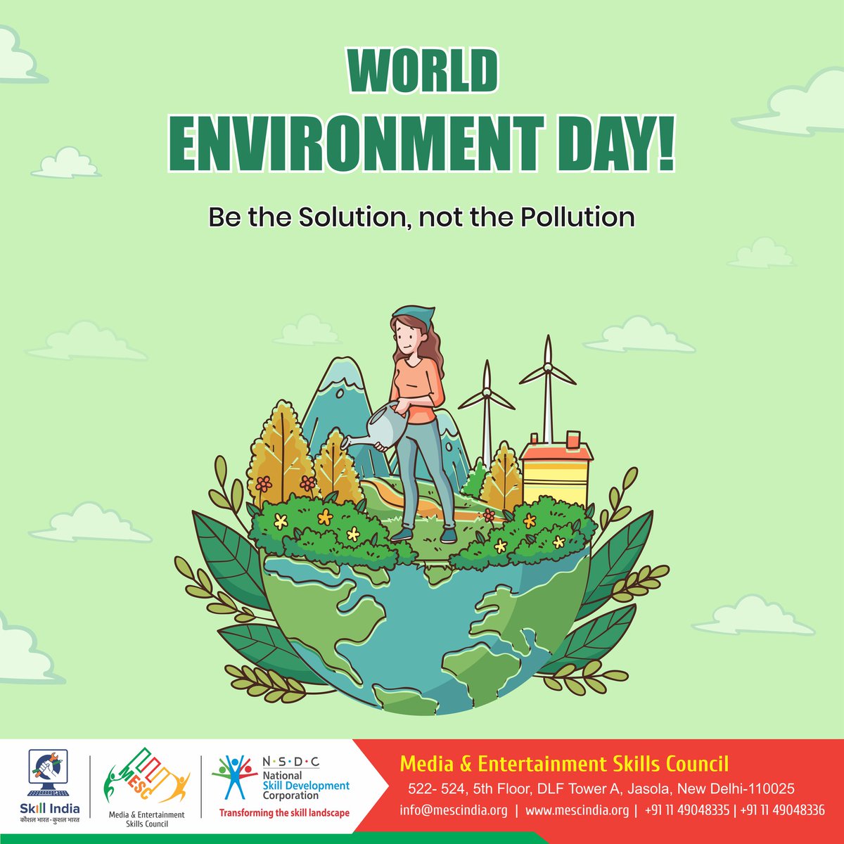 WORLD ENVIRONMENT DAY!   ♻️ 🌱 
.
.
.
.
.
.
#worldenvironmentday #enviornment #enviornmentday2021 #gogreen  #saveearth🌍 #motherearth #ecofriendly