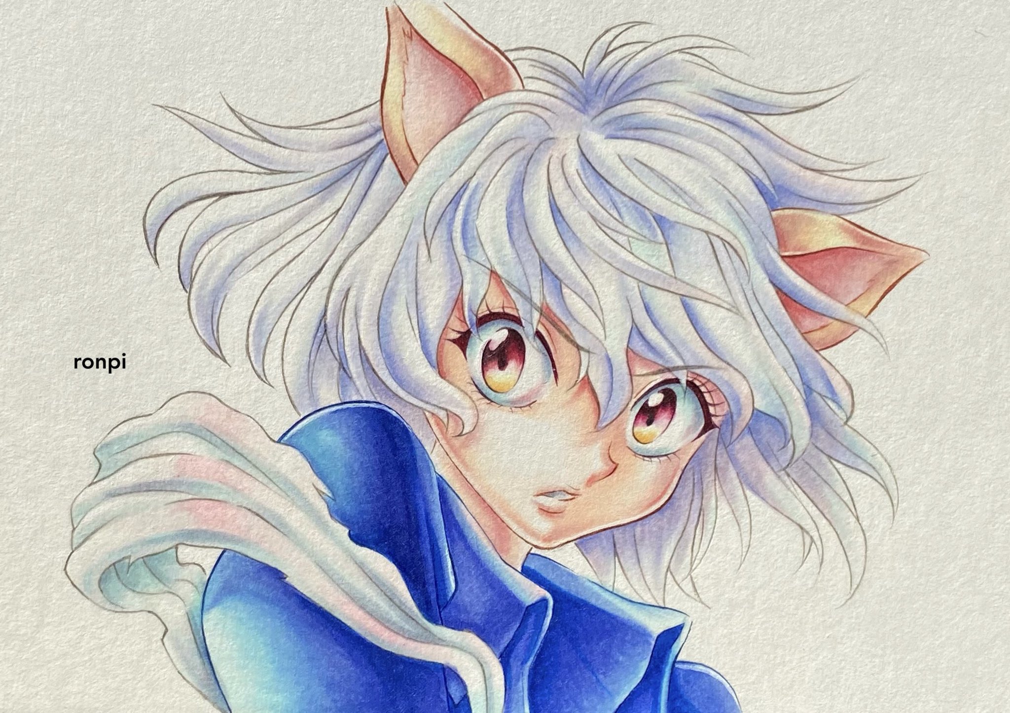 HUNTER✕HUNTER ハンターハンター ファンイラスト 鉛筆画ピトー原画 HUNTER✕HUNTER ハンターハンター ファンイラスト 鉛筆画ピトー原画