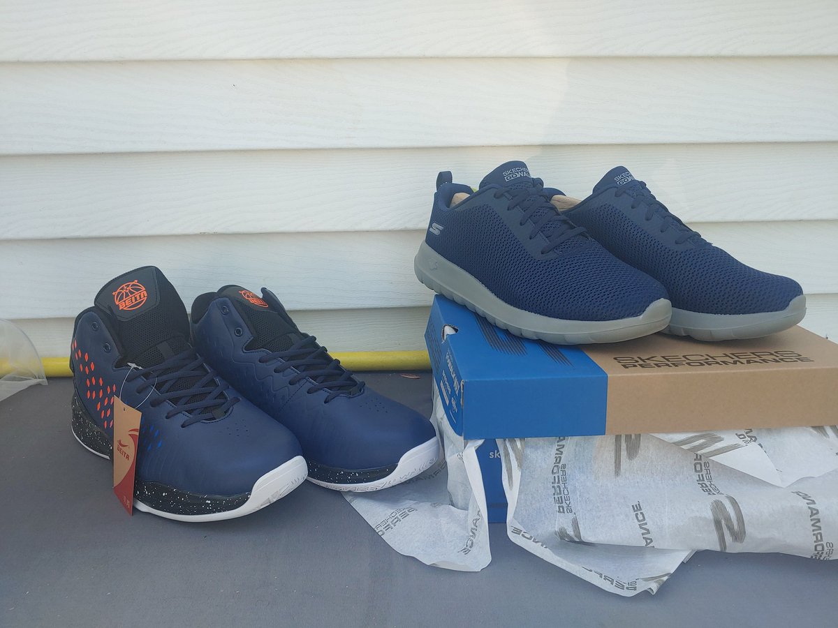 SS161821's tweet photo. A few weeks ago we heard from our friend Matt who's feet hurt from his old worn out sneakers.  And another friend Ron who requested high top sneakers because of bad painful ankles.  Both these friends recieved brand new sneakers and the reactions and appreciation were priceless. https://t.co/CmxfGc8PB6