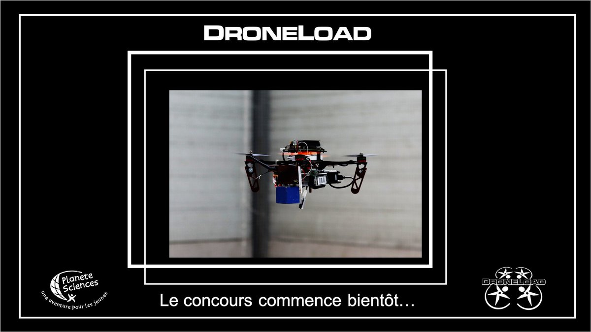 PlaneteSciences's tweet photo. La finale du concours DroneLoad commence… 🏅🎤  Venez assister aux présentations des équipes, cet après-midi à partir de 14h en live sur : https://t.co/TUXwCA85ue

#Drone #DroneLoad #Concours #JO2024 https://t.co/z6xBTmdBnr