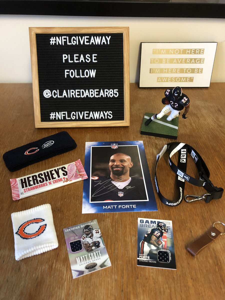 #DaBears #NFLGIVEAWAY For a chance to #win this MEGA pile of #Bears #SWAG or the runners up #prize inc #SIGNED items by <a href="/peanuttillman/">Charles Tillman</a> &amp; <a href="/MattForte22/">Matt Forte</a> you MUST b following BOTH <a href="/clairedabear85/">Claire Da Bear</a> &amp; RT this link. This #Giveaway will run till the 13/6 &amp; is open 2 ALL #NFL fans globally