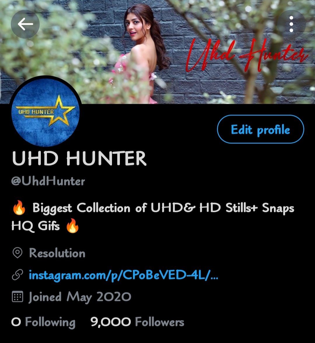 UhdHunter's tweet photo. #9k Followers For #Uhdhunter
TQ So much Guy's ❤️🙏
#Uhdhunter #KajalAggarwal https://t.co/3qQVlU87Dv