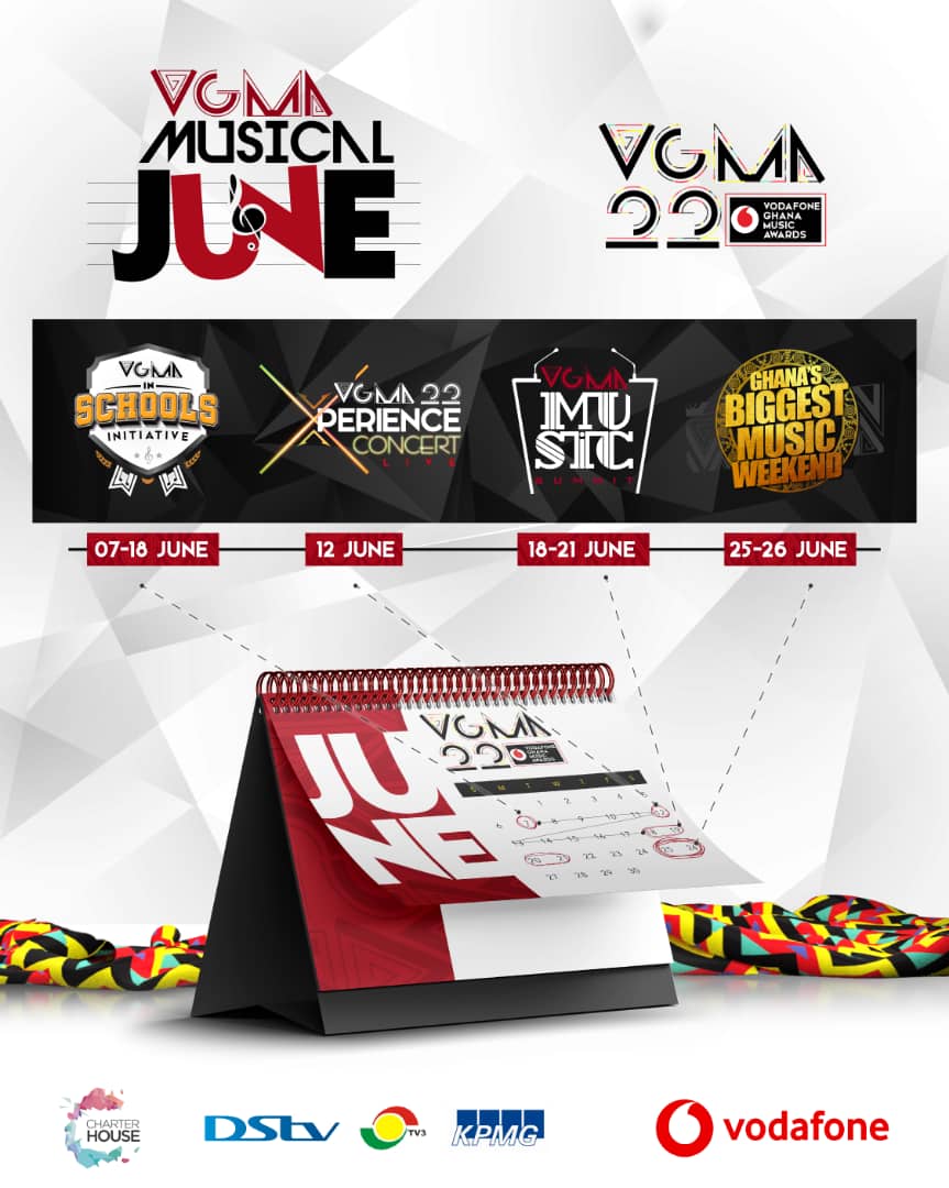 RevolvePlus's tweet photo. #VGMA22 Takes over the month of June!
7-18 June - VGMA In Schools Initiative
12 June - #VGMA22 Xperience Concert
18 - 21 June - #VGMA Music Summit
25th - 26th June - The 22nd Vodafone Ghana Music Awards ⭐️
#musicaljune #Vgma22 #strongerwithmusic https://t.co/sCVyuYl5PO