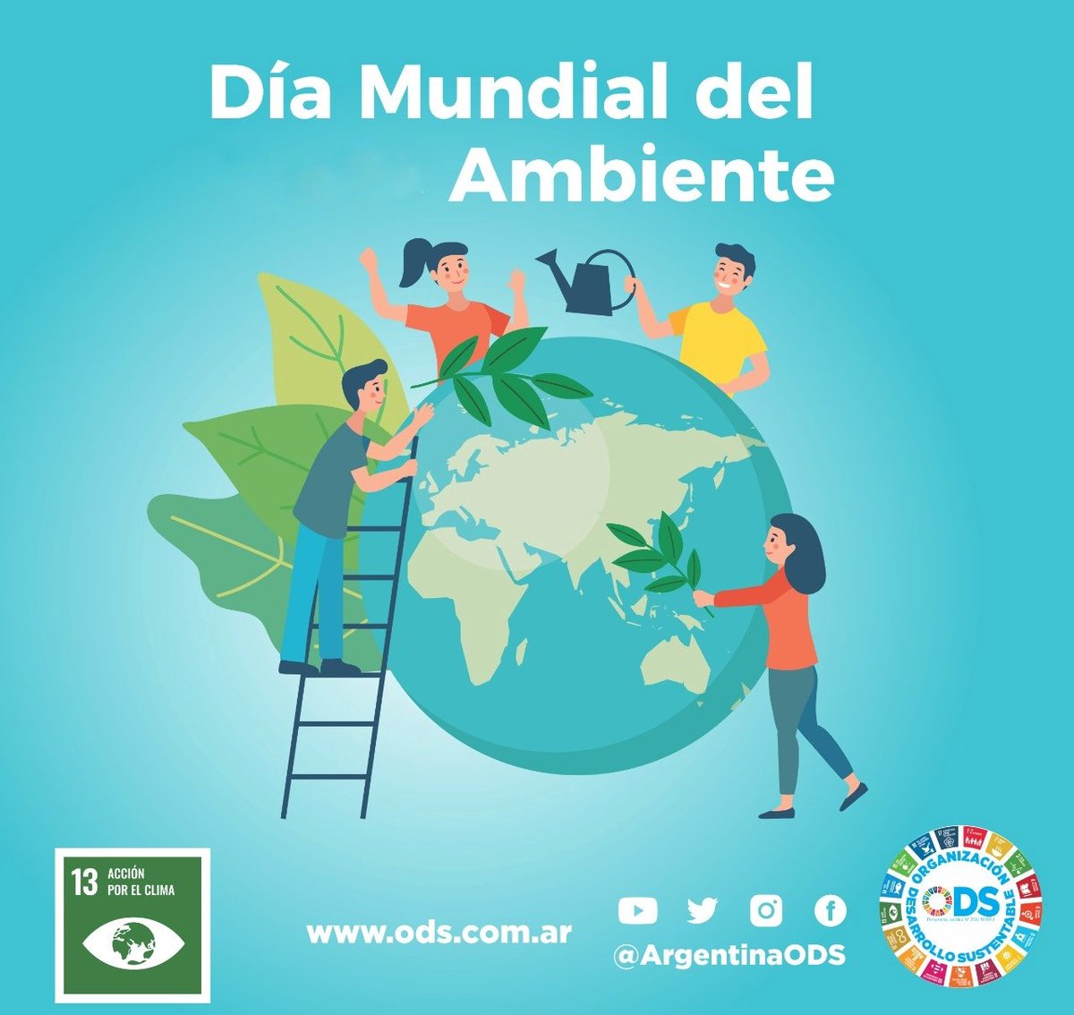 ✔️Hoy, 5 de Junio, es el #DíaMundialDelAmbiente 

👉 Este día fue establecido por la @ONU_es 

📢 Se celebra desde 1974, el 5 de junio de cada año, fecha con la que se dio inicio a la #ConferenciaDeEstocolmo en 1972
 
🌱 Días después, se aprobó la creación del #PNUMA