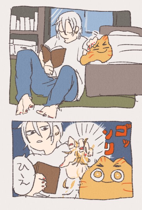 こちらも換毛期 