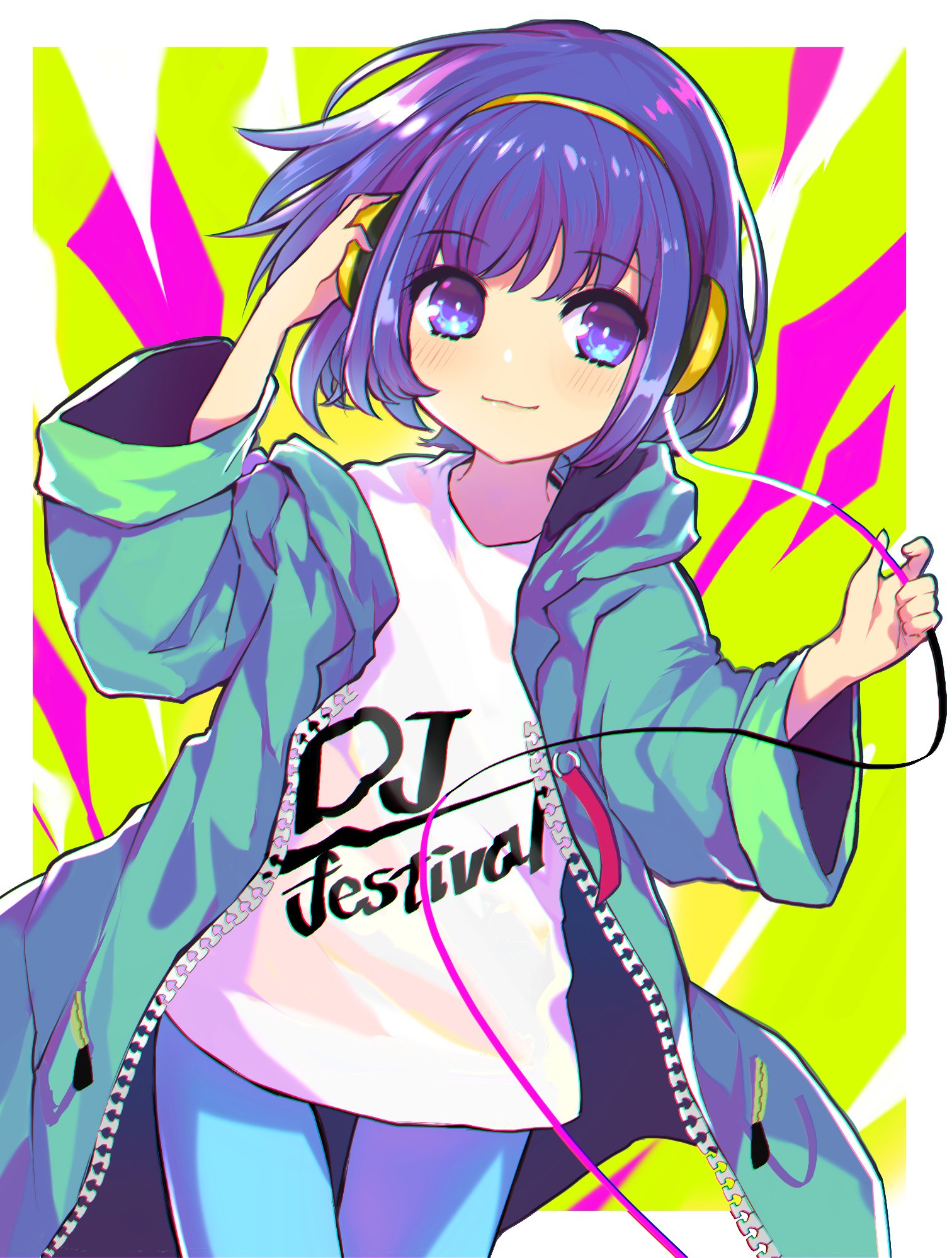 تويتر チャック神田 على تويتر Djっ子イラスト 色収差使ってみたかったんです やりすぎのラインが難しい T Co D7i99i6coi