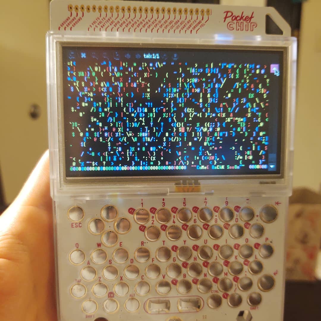 H95lx's tweet photo. Fun with @tildetown and #mocp #internetradio on my #Linux #Debian #PocketCHIP #nextthingco https://t.co/Yx0ErT0Lf0