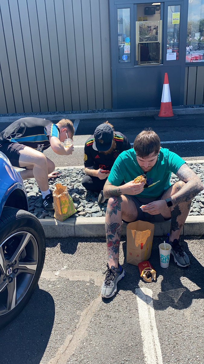 On the way to Luton to face <a href="/HattersFfc/">Hatters FFC</a> - quick stop at Watford Gap.