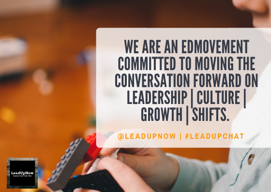 #LeadUpChat is taking the Summer off. Typically we have a Summer of learning w/ LeadUp but our leadership team in this unique season values a 'reset & recharge' for all of our partners. More from us in September! @heffrey @drneilgupta @PrincipalPaul @tsschmidty