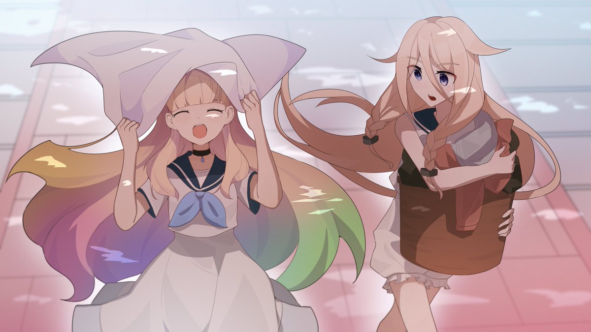 ‍洗衣服啦 #IA #MAYU